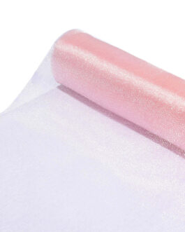 Blush Sheer Chiffon Fabric Bolt, DIY Voile Drapery Fabric 12″x10yd