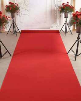 Hollywood Red Carpet Runner for Party, Red Rayon Wedding Aisle Runner 3ftx100ft