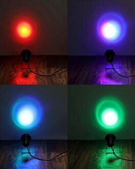 Multicolor RGB LED Backdrop Uplight, Indoor/Outdoor Spotlight With Remote 6W