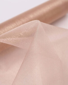 Nude Sheer Chiffon Fabric Bolt, DIY Voile Drapery Fabric 12″x10yd