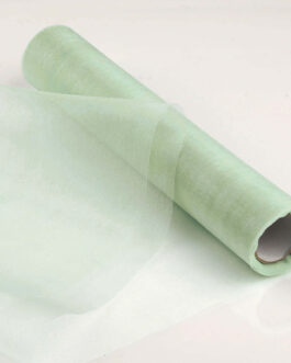 Sage Green Sheer Chiffon Fabric Bolt, DIY Voile Drapery Fabric 12″x10yd